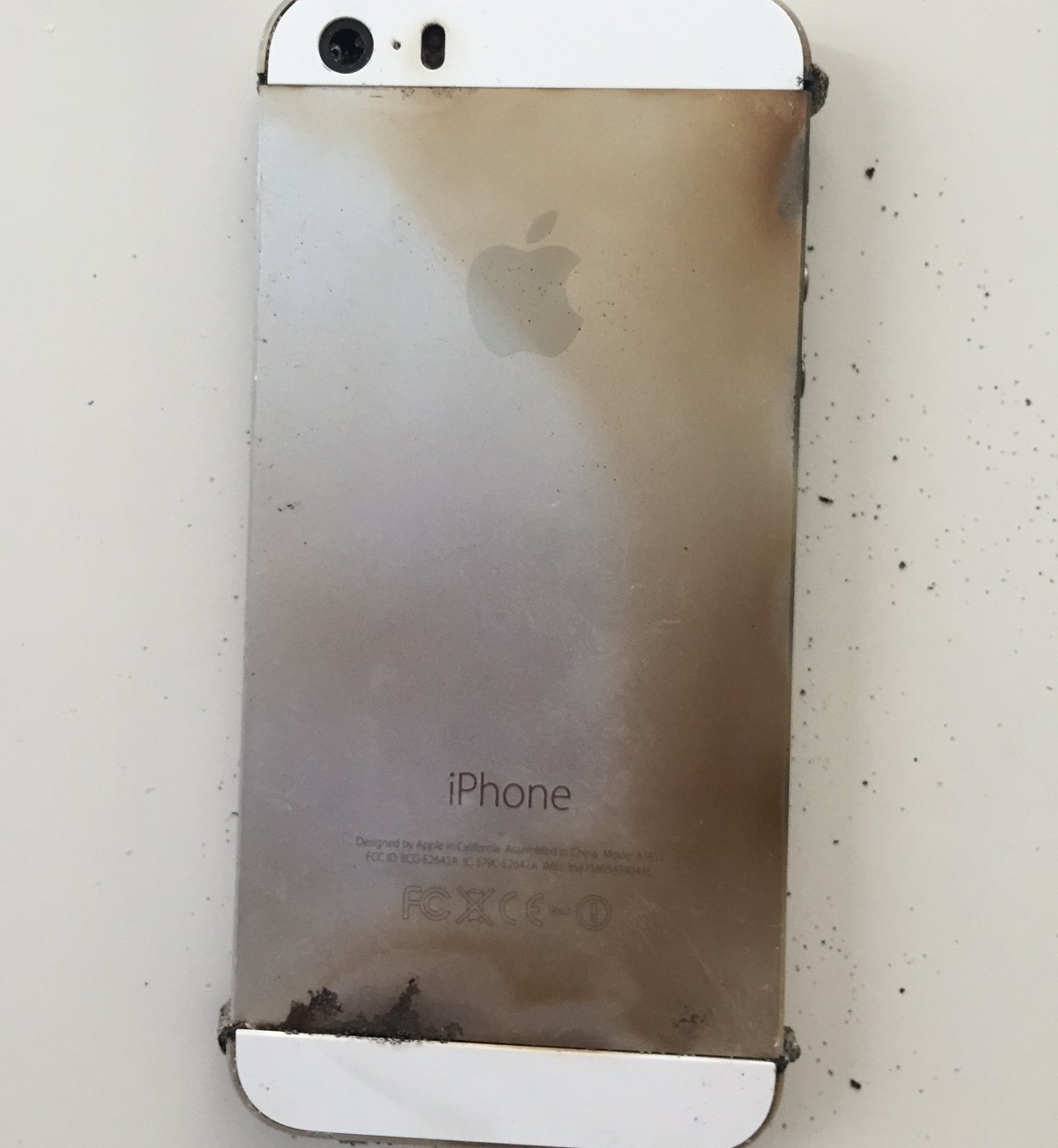 iPhone 5S 焼いてみた。