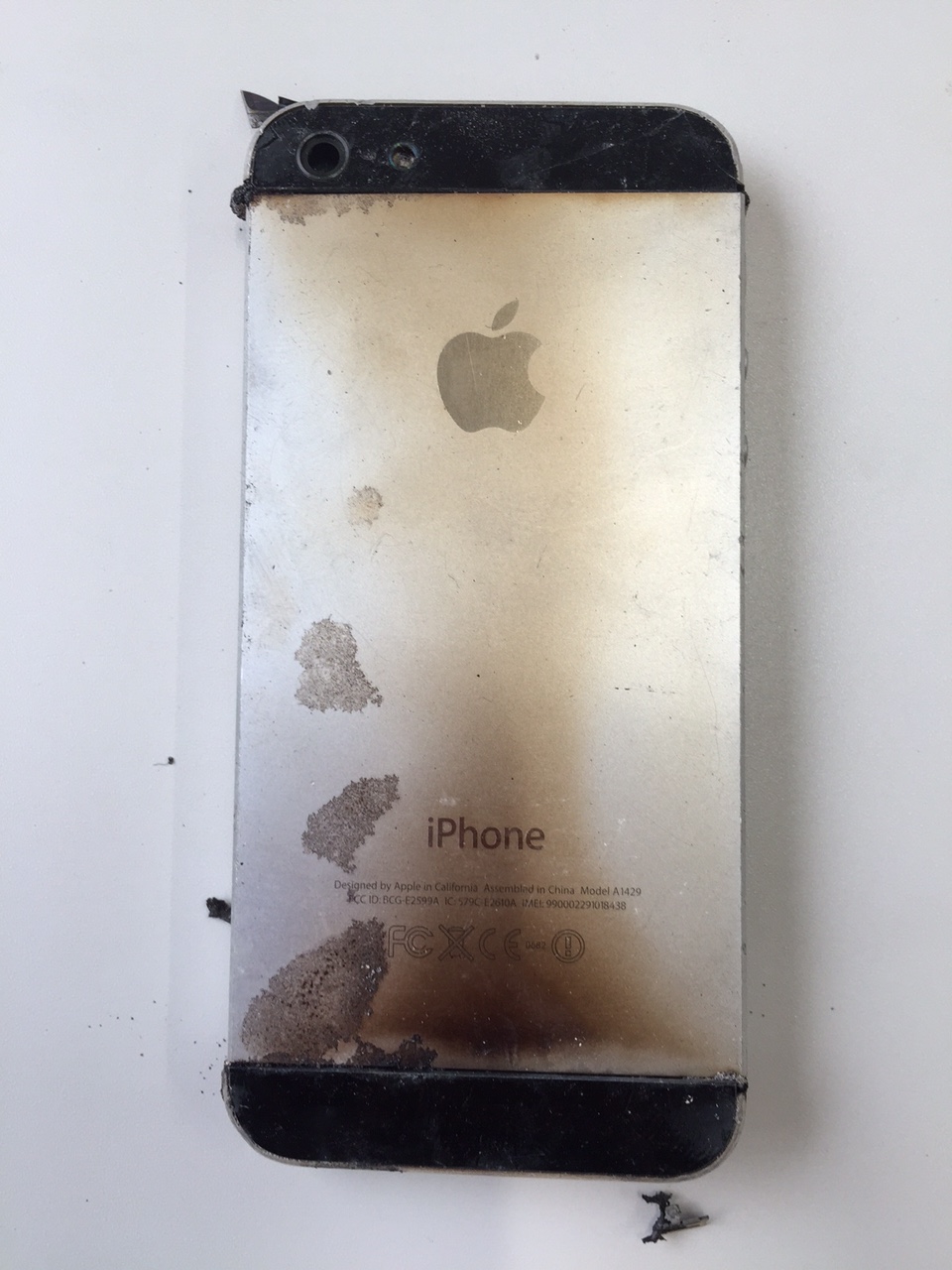iPhone 5 焼いてみた。